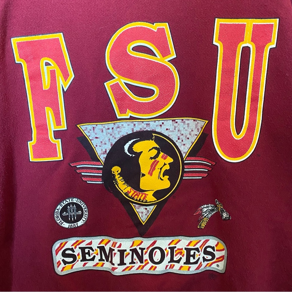 Vintage 90s FSU Crewneck - Picture 4 of 4
